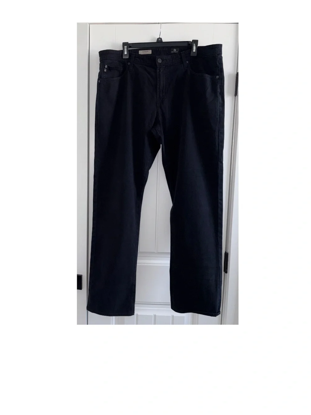 Men's Straight Black Jeans - Versatile Everyday Denim